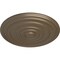Ekena Millwork Carton Ceiling Medallion (For Canopies up to 3 3/4"), Hand-Painted Warm Silver, 17 3/4"OD x 1 3/8"P CM18CAWSS - alternate 4